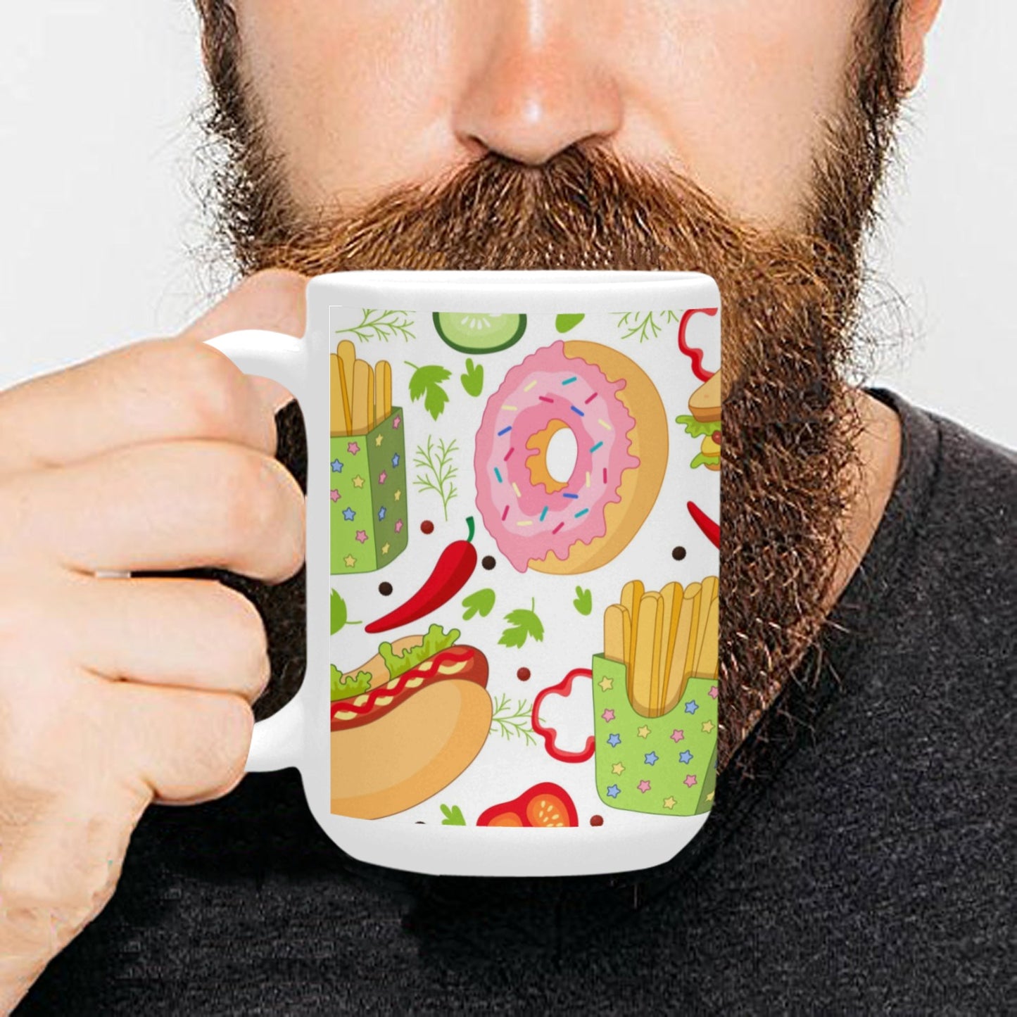 Ceramic Mug (15 OZ) (Made In USA)