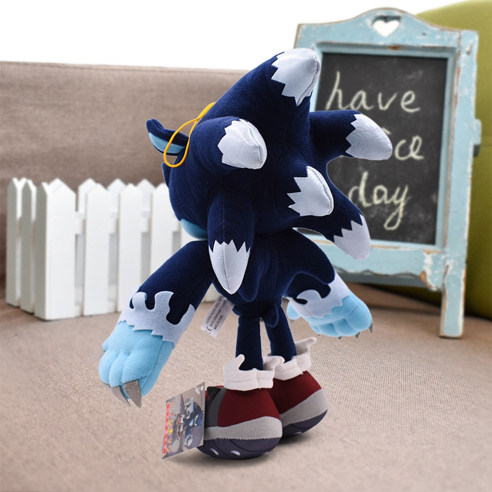 30cm 12.4'' Plush Toys The Hedgehog & Black Shadow the Hedgehog Plush Stuffed Toys Doll for Children Kids