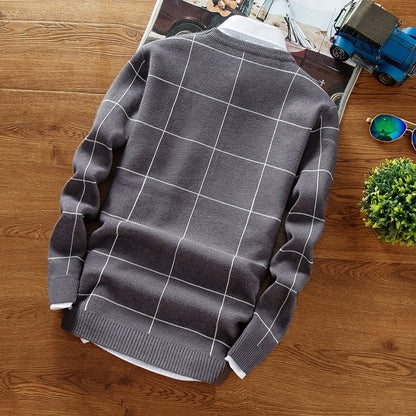 Christmas Sweater Men Hip Hop Letter Printed Sweaters Male Casual Pullovers High Quality Warm Men's Knitted Sweaters 