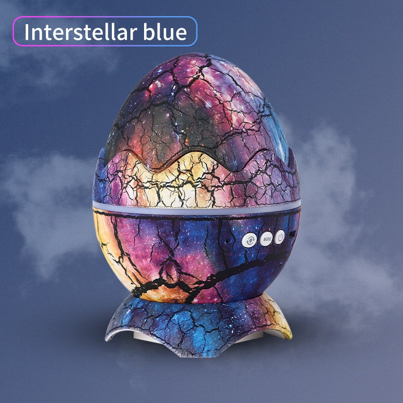 LED Dinosaur Egg Star Sky Projection Light Remote Control Bluetooth Music Star Sky Light Christmas Day Atmosphere Night Light Projector 