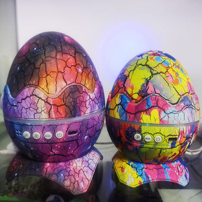 LED Dinosaur Egg Star Sky Projection Light Remote Control Bluetooth Music Star Sky Light Christmas Day Atmosphere Night Light Projector 