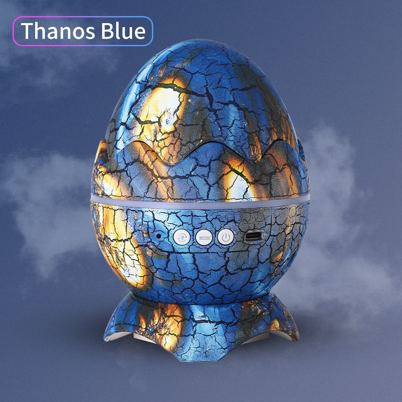 LED Dinosaur Egg Star Sky Projection Light Remote Control Bluetooth Music Star Sky Light Christmas Day Atmosphere Night Light Projector 