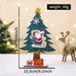 Christmas Decorative Desktop Christmas Tree Ornament, Mini Wooden Christmas Tree Decoration