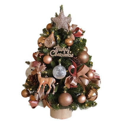 DIY Desktop Christmas Tree Set PVC Christmas Tree Decoration Window Display Decorative Ornament