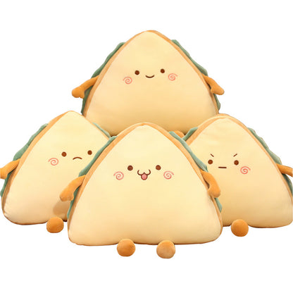Creative Simulation Sandwich Pillow Plush Food Cushion Cake Room Gift 