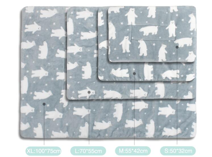 Double-sided blanket mat