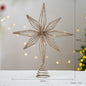 Christmas Tree Top Star Five-Pointed Star Christmas Decoration Christmas Tree Star Ornament Hanging Decor