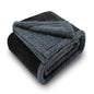 Waterproof Sherpa Fleece Blanket Pad, Thick Plush Blanket, Soft and Cozy Throw Blanket