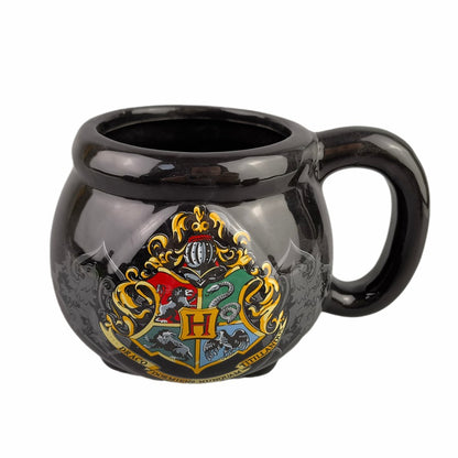 Black Mug With Legs Harry Potter Triangle Pot Ceramic Cup Censer Shape Mug Cartoon Mug Switches Brew