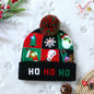 LED Christmas Hat Sweater Knitted Beanie Christmas Light Up Knitted Hat Christmas Gift for Kids Adult Xmas 2023 New Year Decor