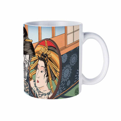 Upgraded full-print white mug